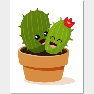 Cactus love Posters and Art